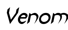 Venom Font Image