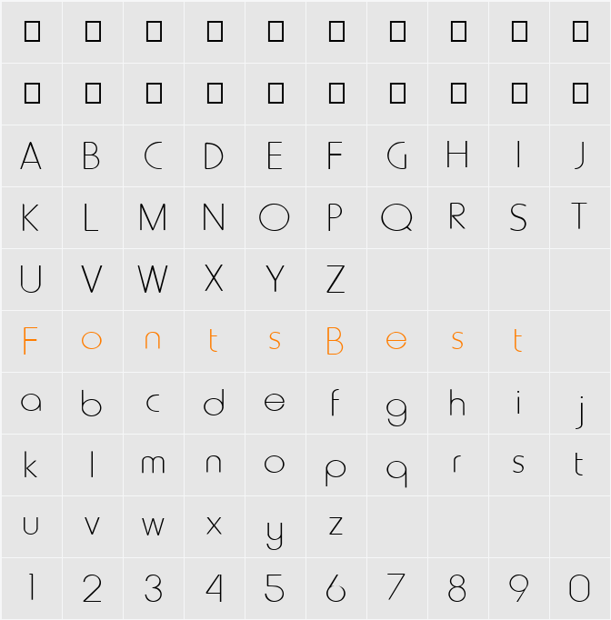 FZ BASIC 20 Character Map