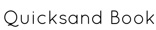 Quicksand Book Font Image