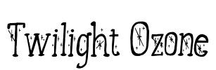 Twilight Ozone Font Image