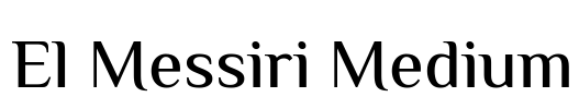 El Messiri Medium Font Image