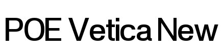 POE Vetica New Font Image