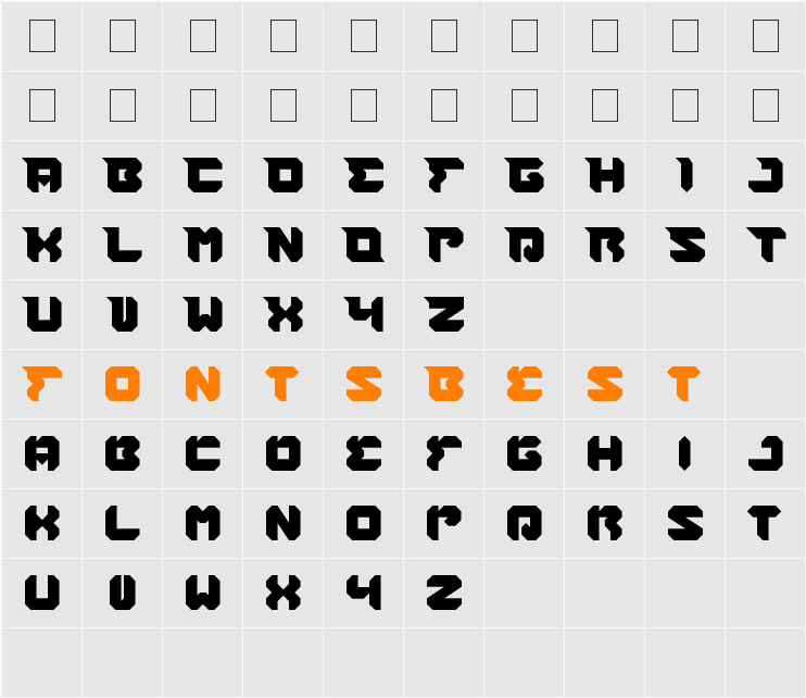 RHINOCEROS Break THE Wall Character Map