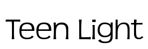 Teen Light Font Image