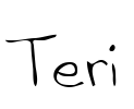 Teri Font Image