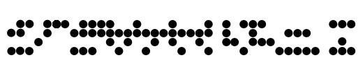Dotplain Font Image