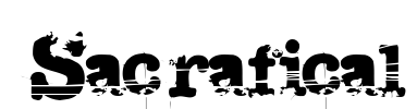 Sacrafical Font Image
