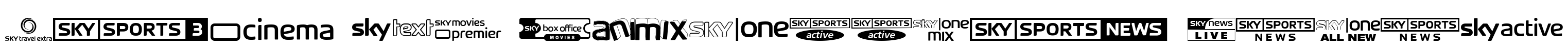 Sky TV Channel Logos