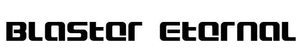 Blaster Eternal Font Image