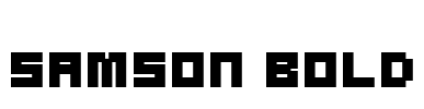 Samson Bold Font Image