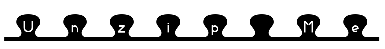 Unzip Me Font Image