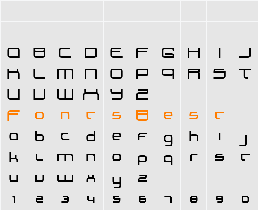 IDM Minimal Character Map