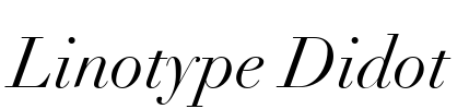 Linotype Didot