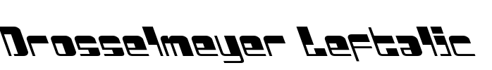 Drosselmeyer Leftalic