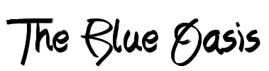 The Blue Oasis Font Image