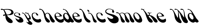 PsychedelicSmoke Wd Font Image