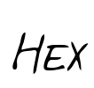 Hex Font Image