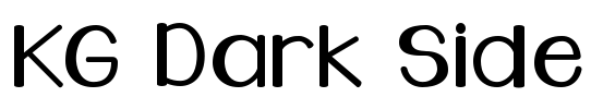 KG Dark Side Font Image