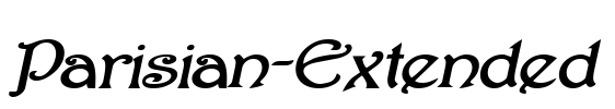 Parisian-Extended Font Image