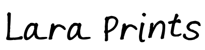 Lara Prints Font Image