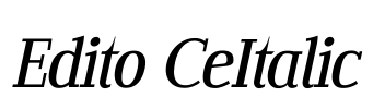 Edito CeItalic