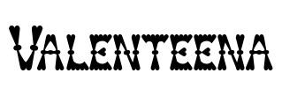 Valenteena Font Image