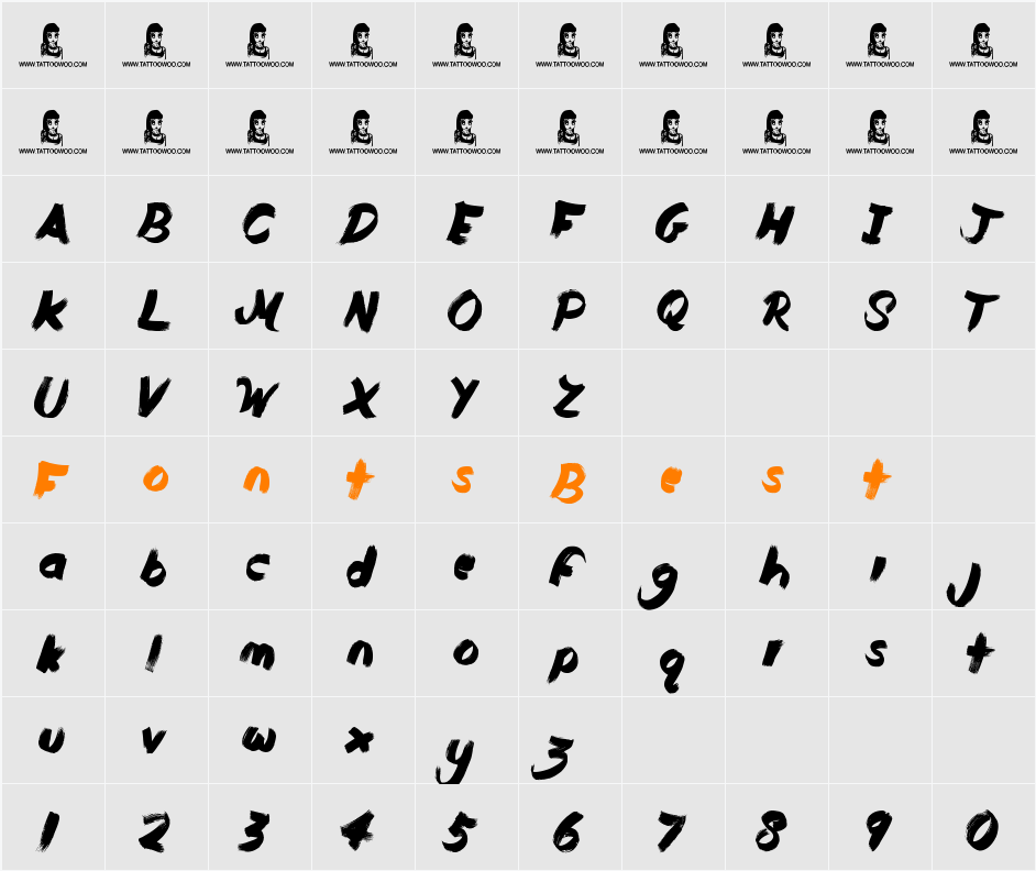 Duty Cycle Character Map