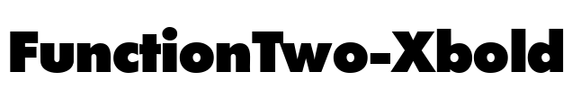 FunctionTwo-Xbold