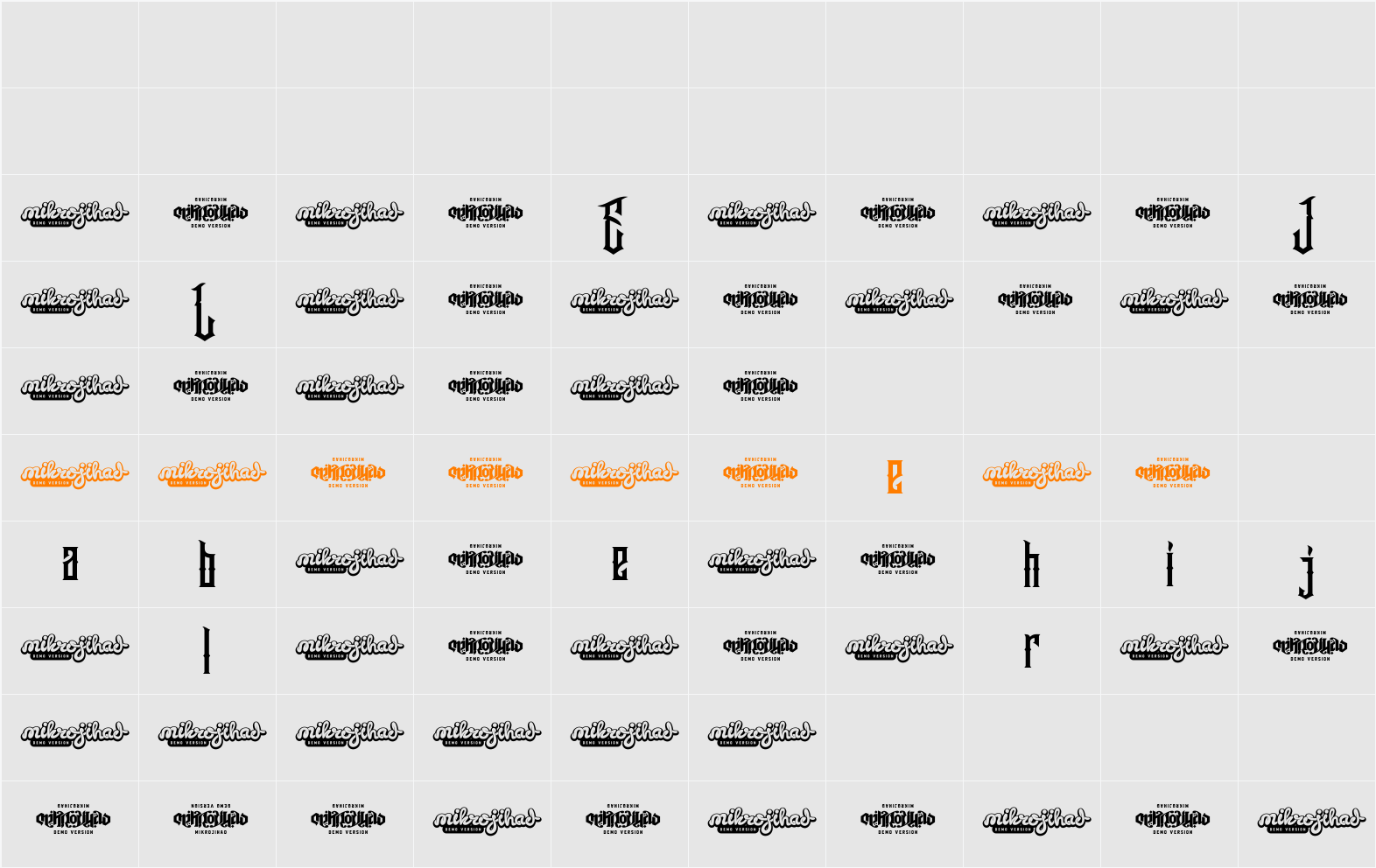 Jibriel Character Map
