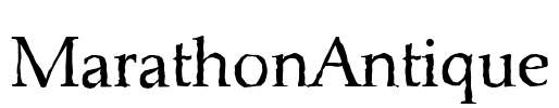 MarathonAntique Font Image