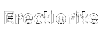 Erectlorite Font Image