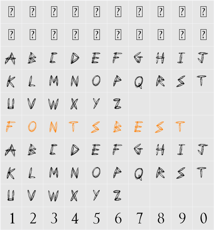 Draw Freehand Character Map