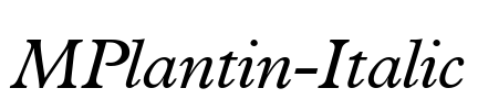 MPlantin-Italic