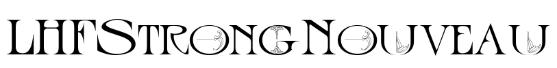 LHFStrongNouveau Font Image