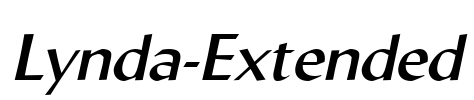 Lynda-Extended Font Image