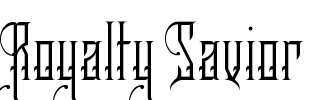 Royalty Savior Font Image