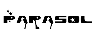 Parasol Font Image