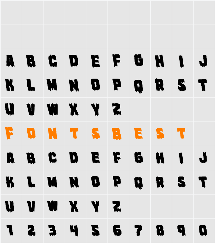 Marsh Thing Leftalic Character Map