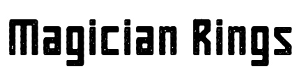 Magician Rings Font Image