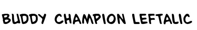 Buddy Champion Leftalic