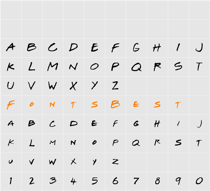 MaltFriends Pro Character Map