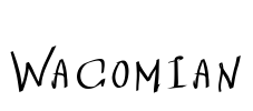 Wacomian Font Image