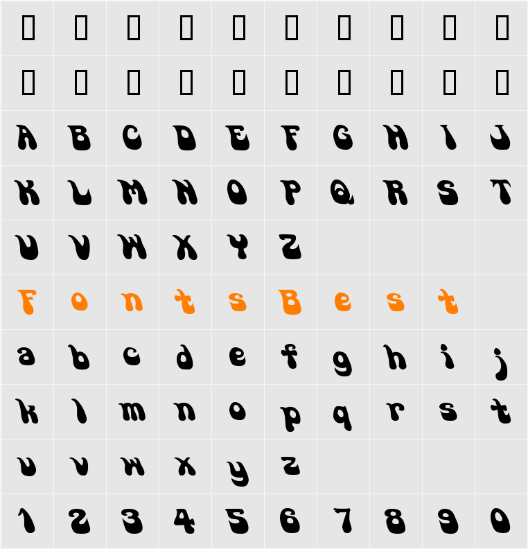 GoSoul Character Map