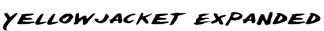 Yellowjacket Expanded Font Image