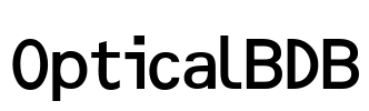 OpticalBDB Font Image
