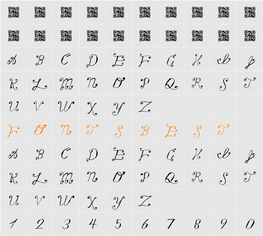 Making a List Checking it Twice Character Map