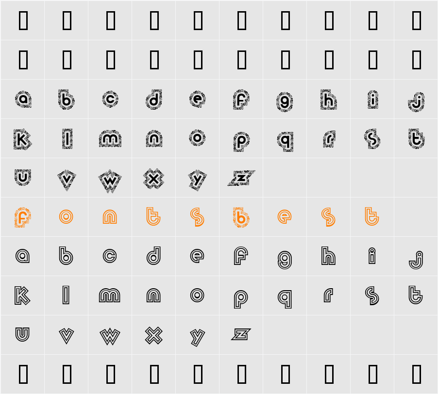 Peaches N Cream Character Map