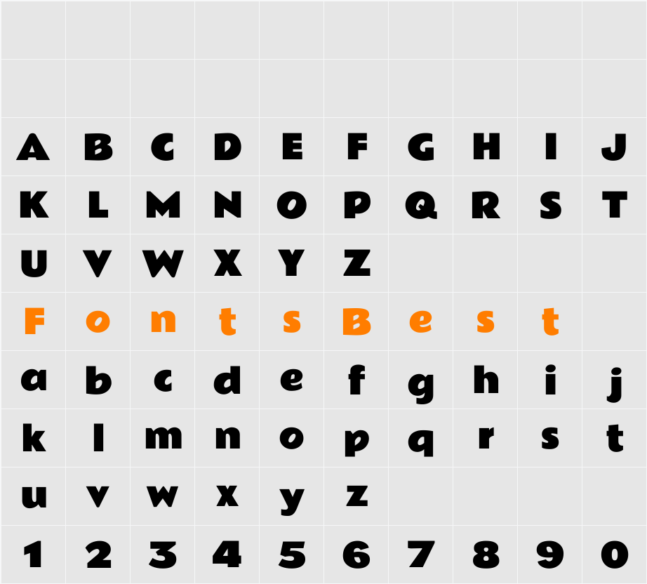 Rammetto One Character Map