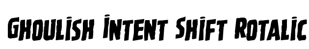 Ghoulish Intent Shift Rotalic