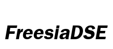 FreesiaDSE Font Image
